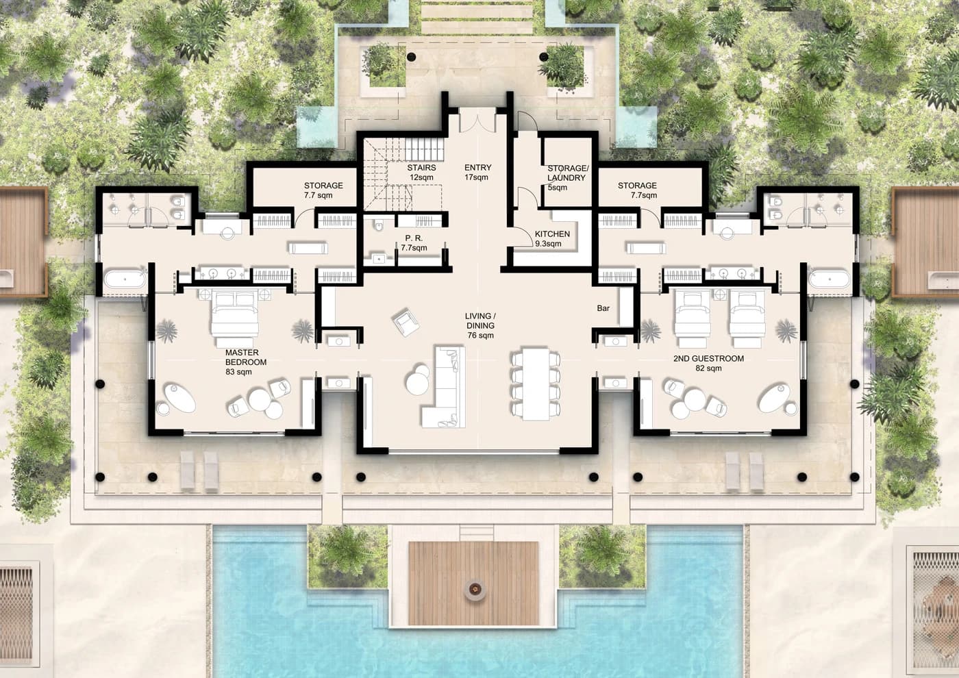3 bed Baccarat Maldives beach and lagoon branded residences for sale - photo 17