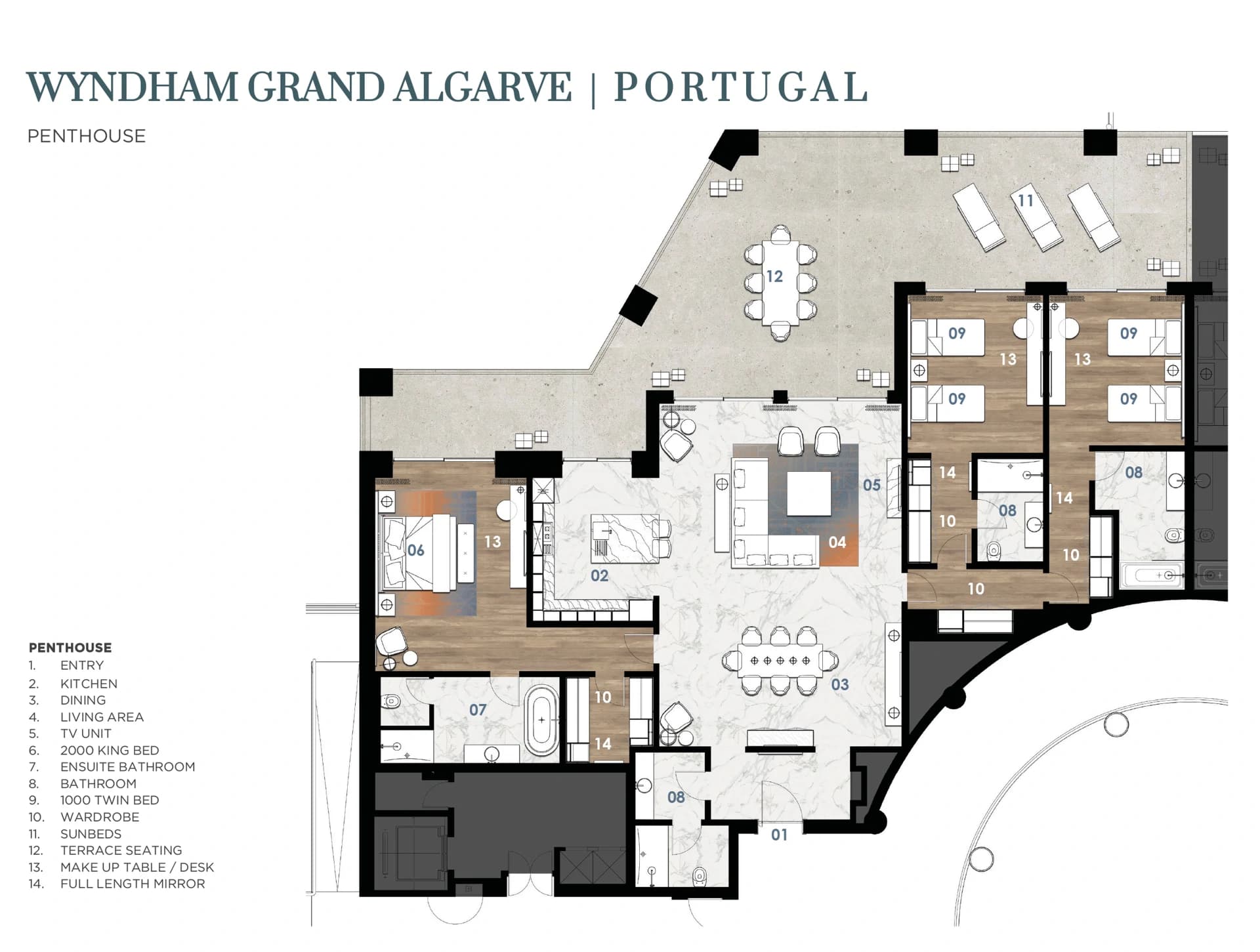 3 bed luxury penthouses for sale | Wyndham Grand Algarve - photo 25