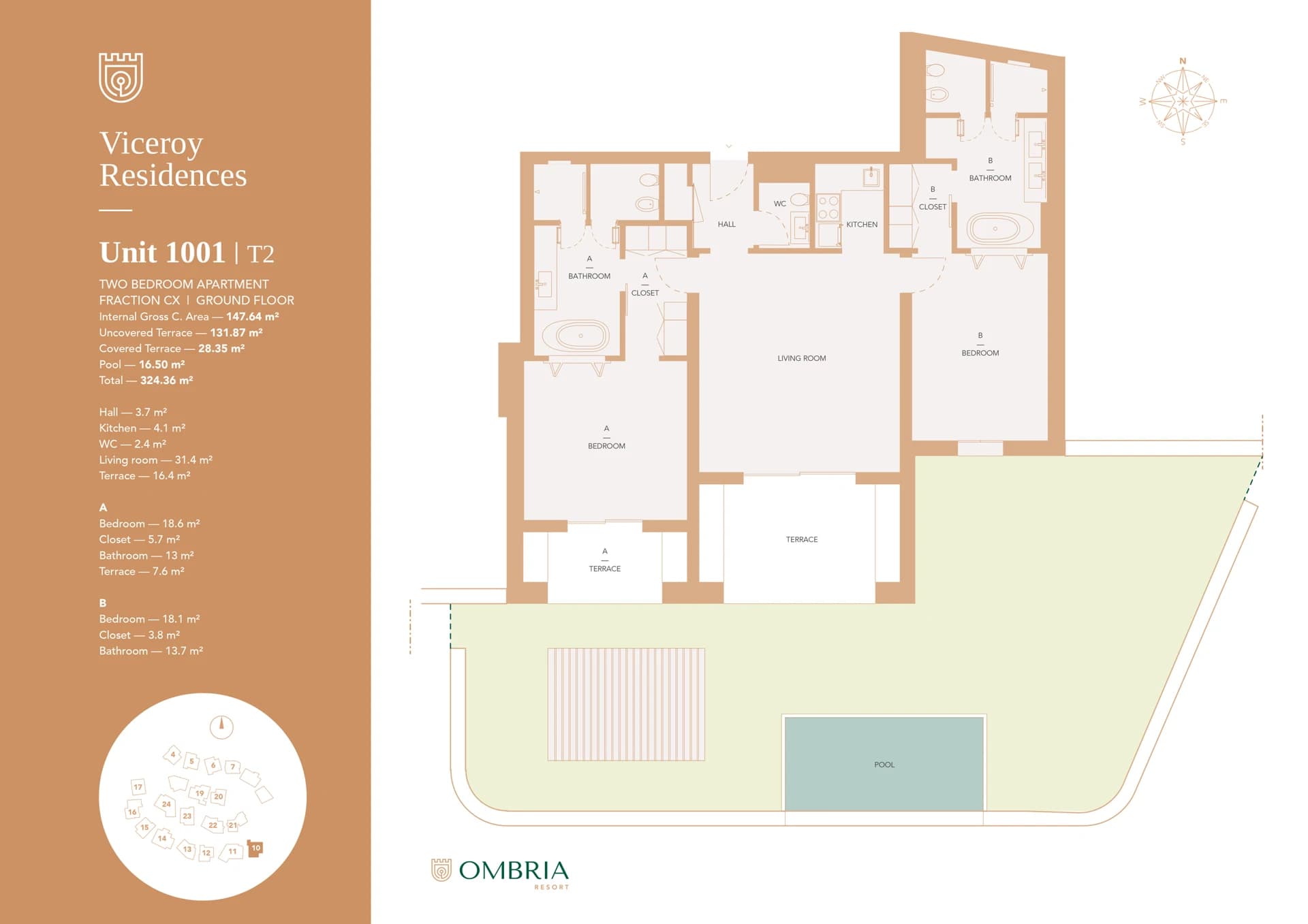 Viceroy Residences at Ombria Resort - luxury branded apartments for sale Algarve - photo 34