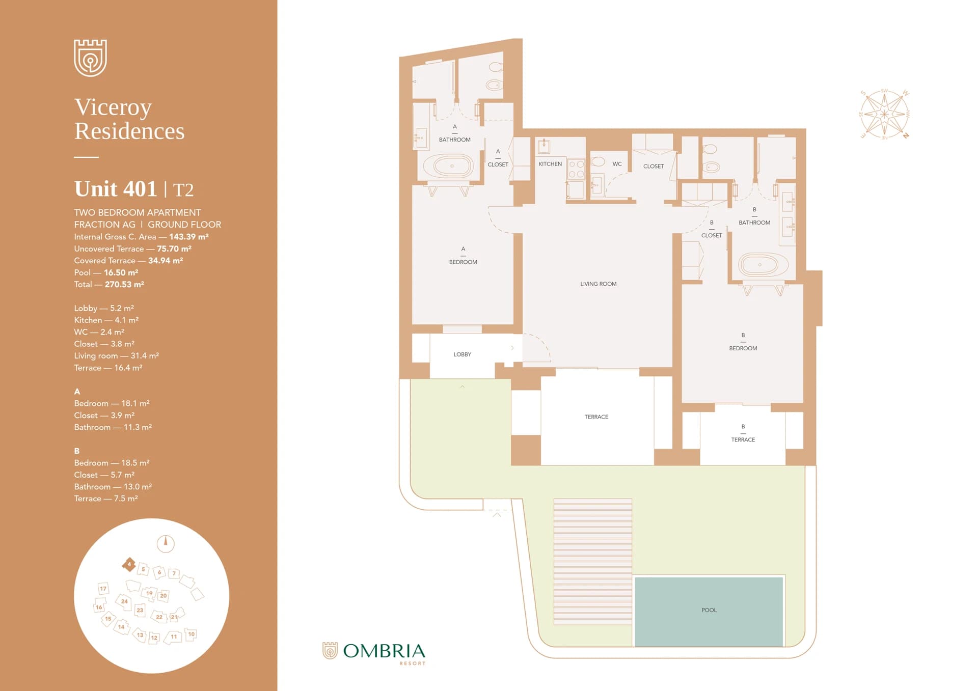 Viceroy Residences at Ombria Resort - luxury branded apartments for sale Algarve - photo 31