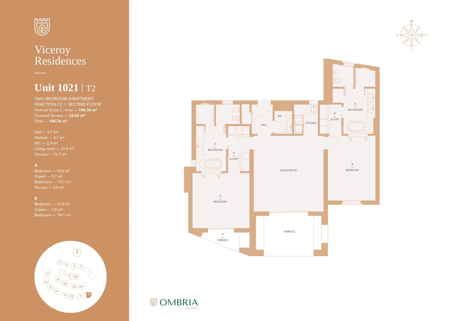 Viceroy Residences at Ombria Resort - luxury branded apartments for sale Algarve - photo 35