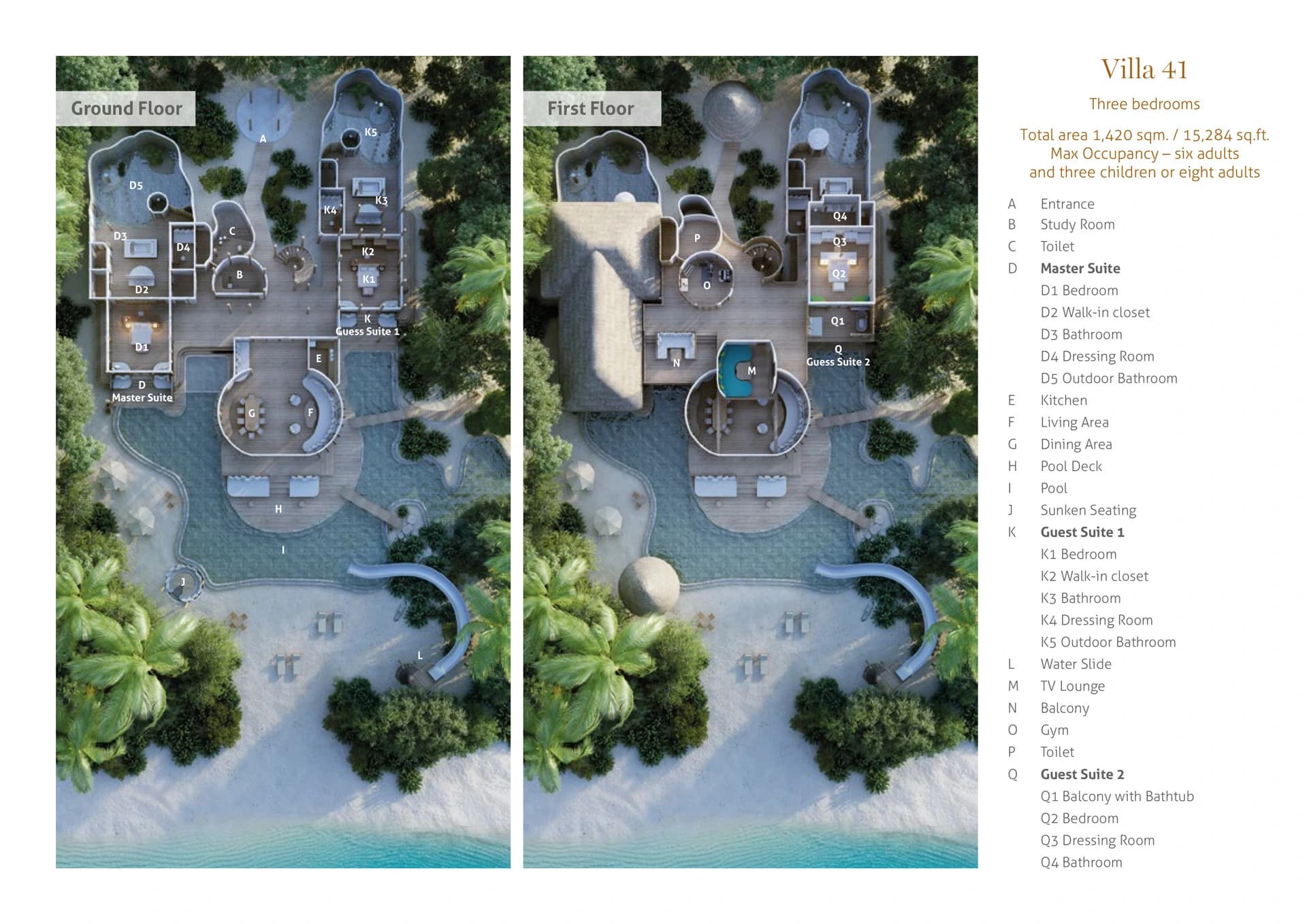 3 bed bed villa for sale - Villa 41 at Soneva Fushi, Maldives - photo 27