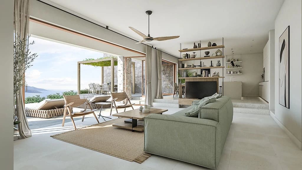 Golf and Seaview, villas and apartments for sale at Lustica Bay, Montenegro