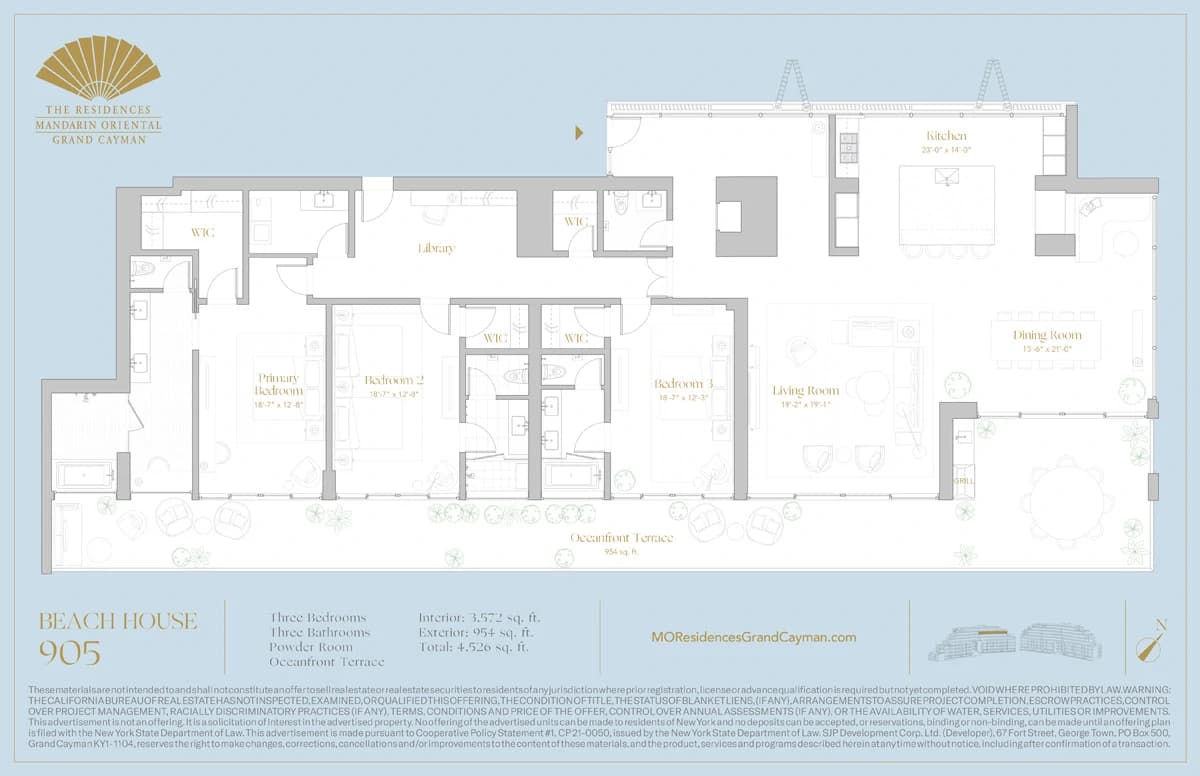 3 Bed Beach House residences for sale at Mandarin Oriental Grand Cayman - photo 42