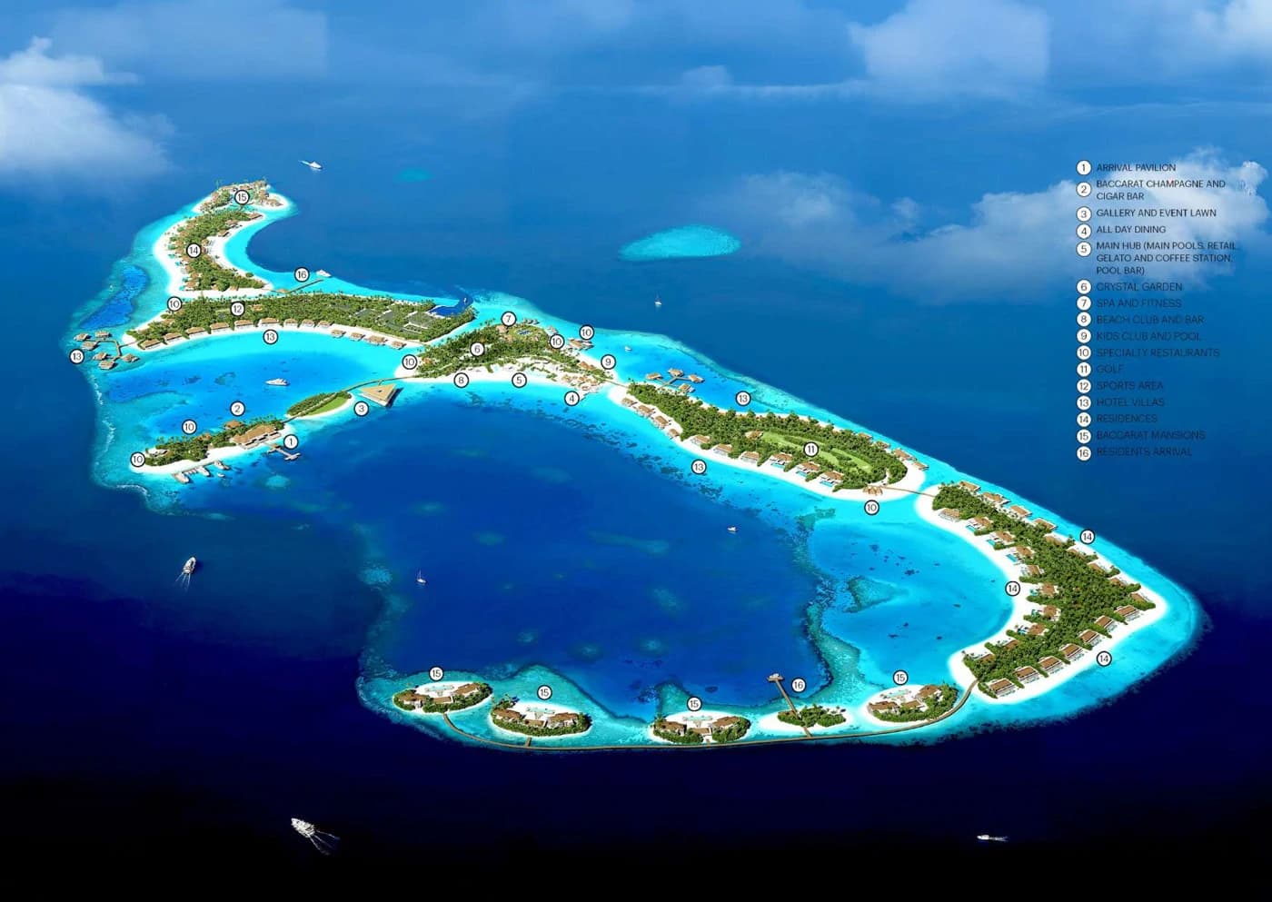 7 plus bed Baccarat Maldives Private Island Mansions for sale - photo 13