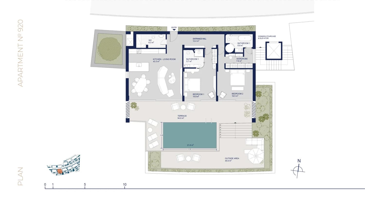 2 and 3-bed branded Marina Apartments for sale at Elounda Hills, Crete - photo 26