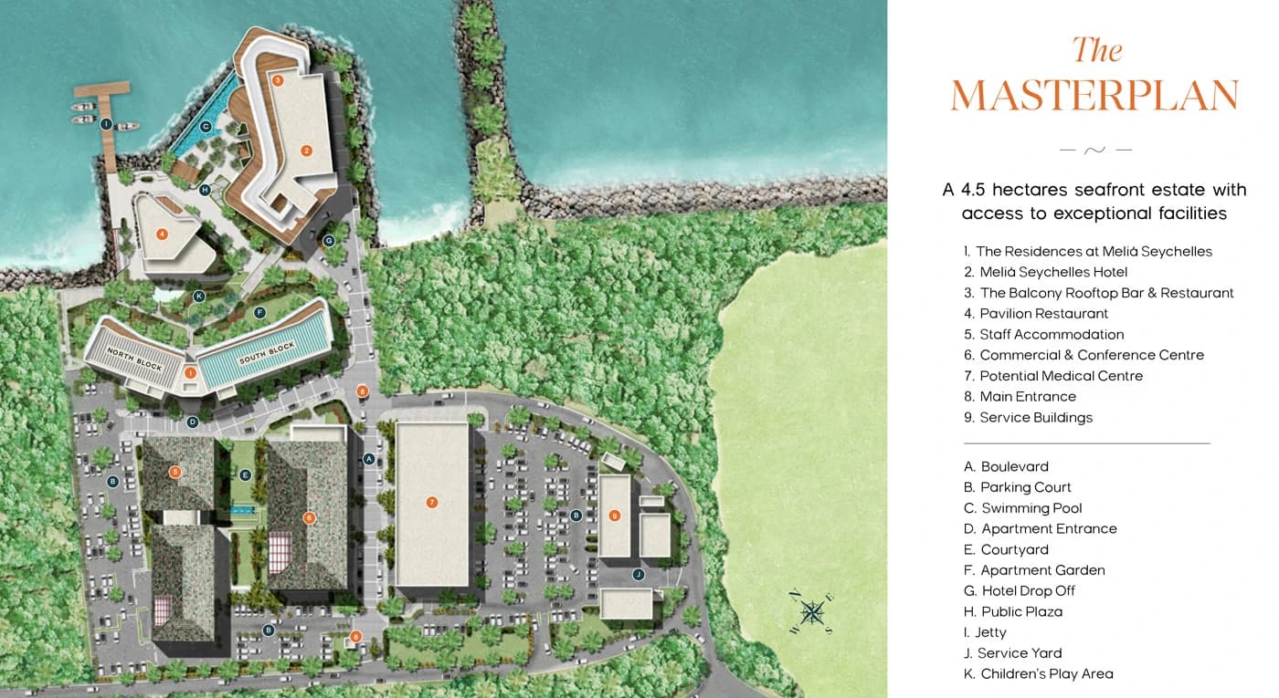 1 to 3 bed Melia branded waterfront apartments in Mahe, Seychelles - photo 22